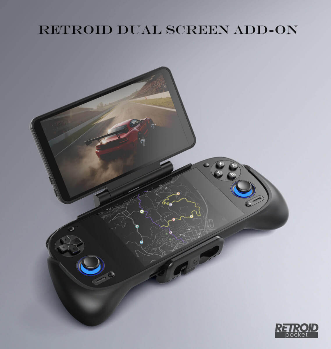 Retroid Pocket 5 dual screen attachment