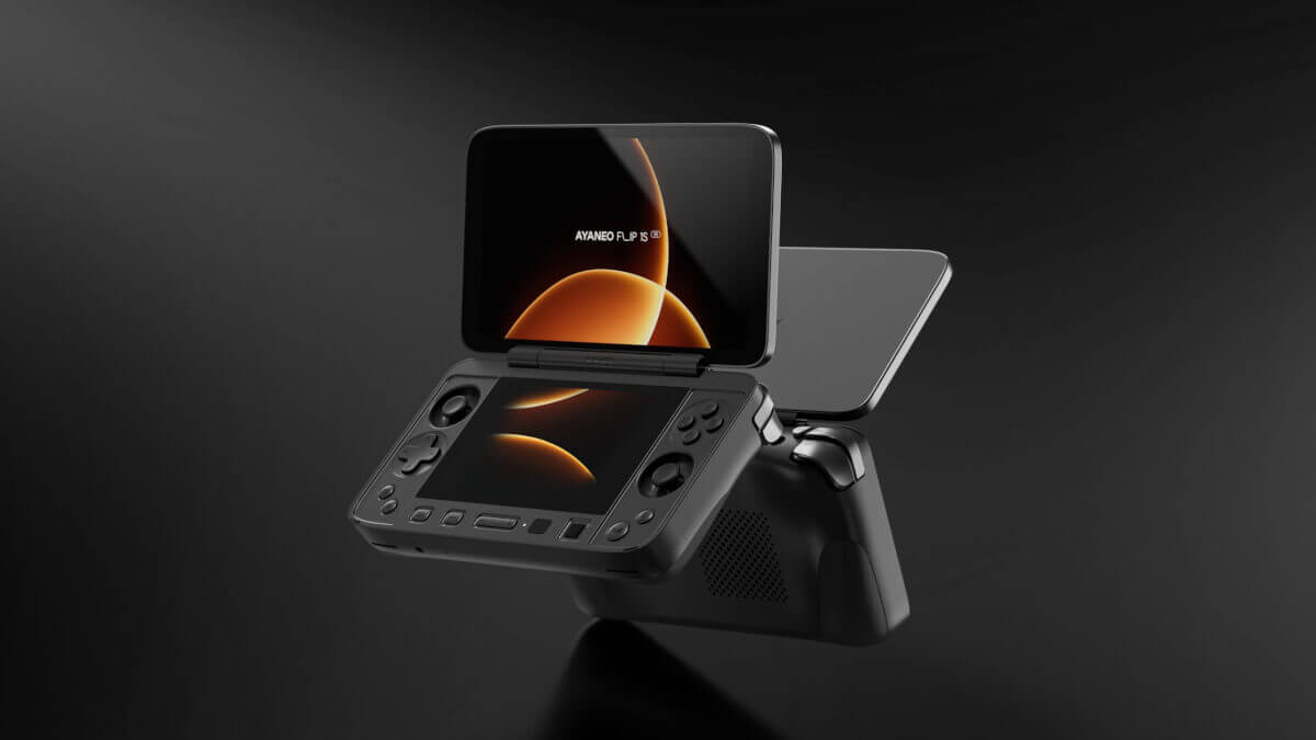 AYANEO Flip 1S DS Promo Render - 2
