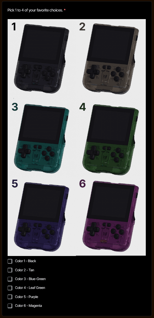 XU Retro XU20 V32 Color Options Poll