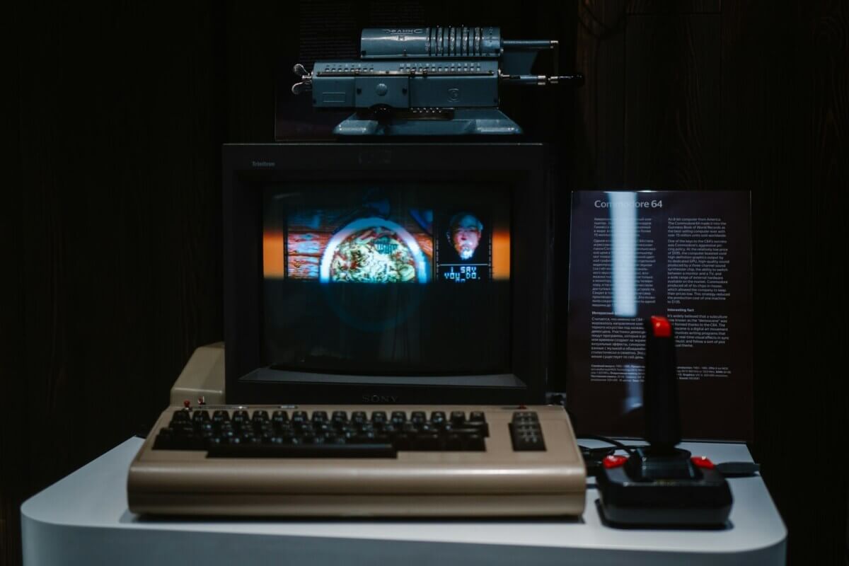Commodore 64 Set up in Museum
