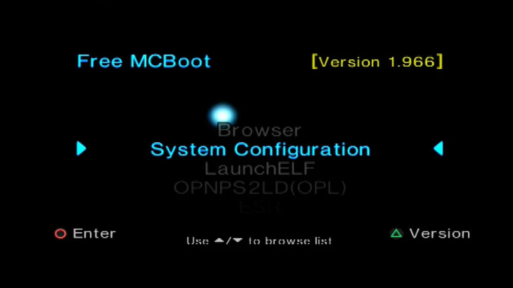 Free MCBoot for PS2 screengrab