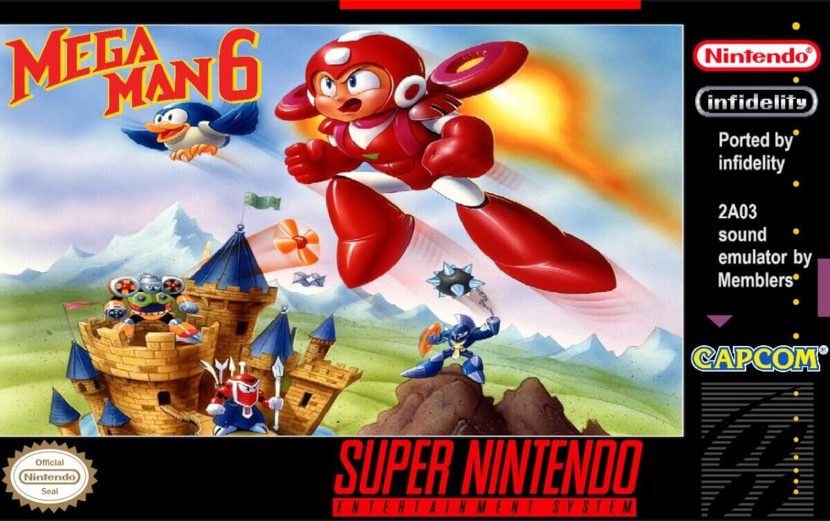 Mega Man 6 for SNES Port Banner