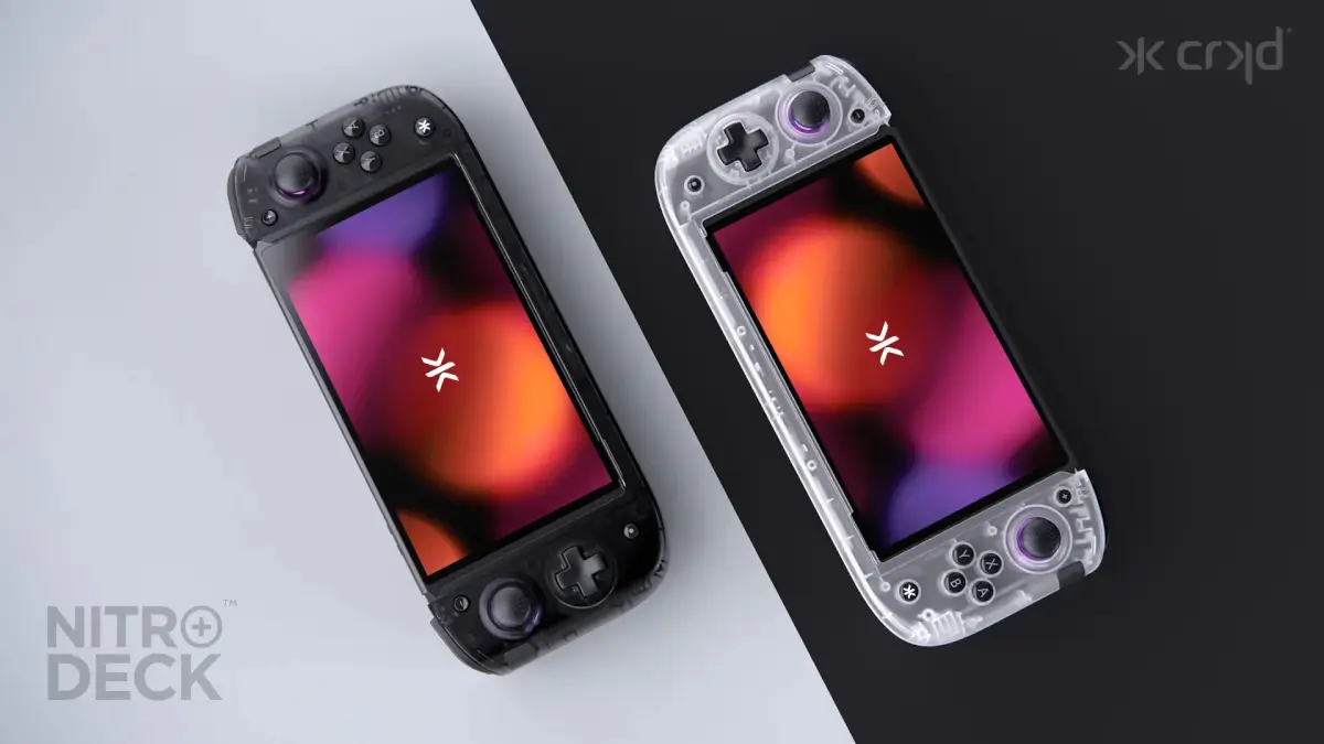 Nitro Deck+ Press render hero - Retro Handhelds Nitro Deck+ Press render hero
