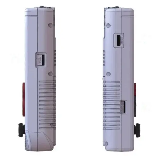 PiBoy DMGx Sides render