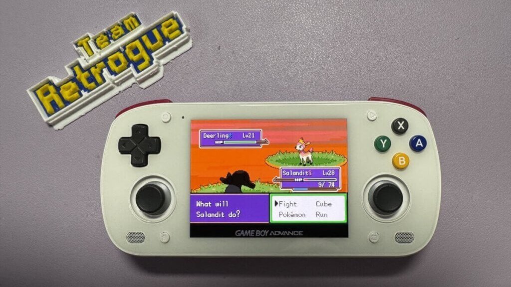 Pokemon Unbound on the Retroid Pocket Mini