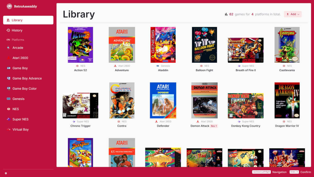 RetroAssembly Library Interface