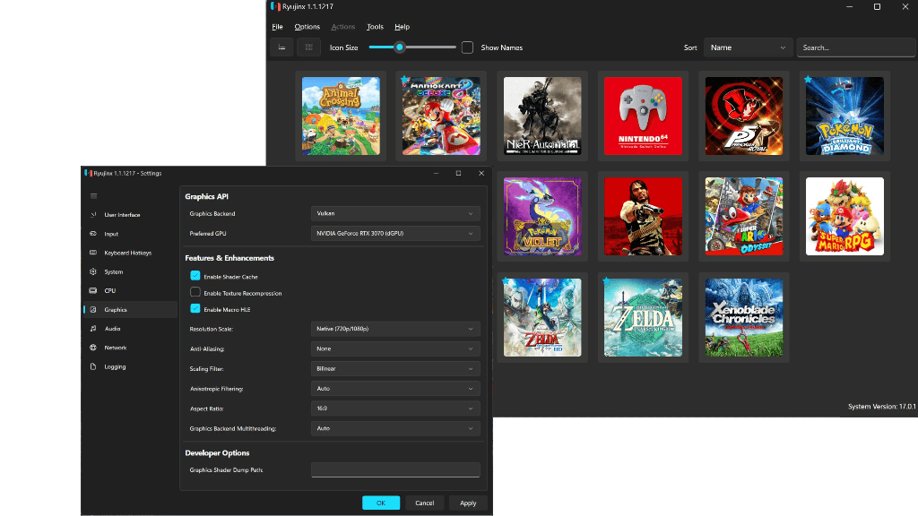 Ryujinx Interface March 2024 Update