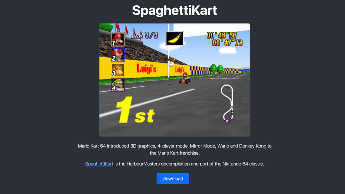 SpaghettiKart - Mario Kart 64 on PortMaster