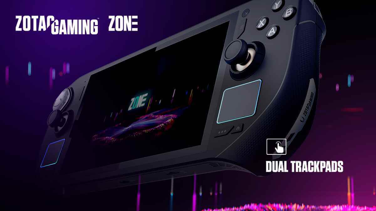 Zotac Zone Dual Touchpads