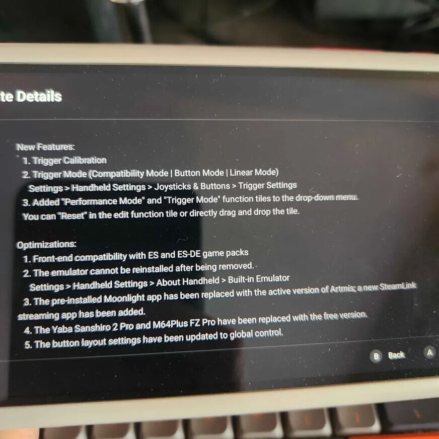 Mangmi Air X Software Update - 1 - Retro Handhelds Mangmi Air X Software Update - 1