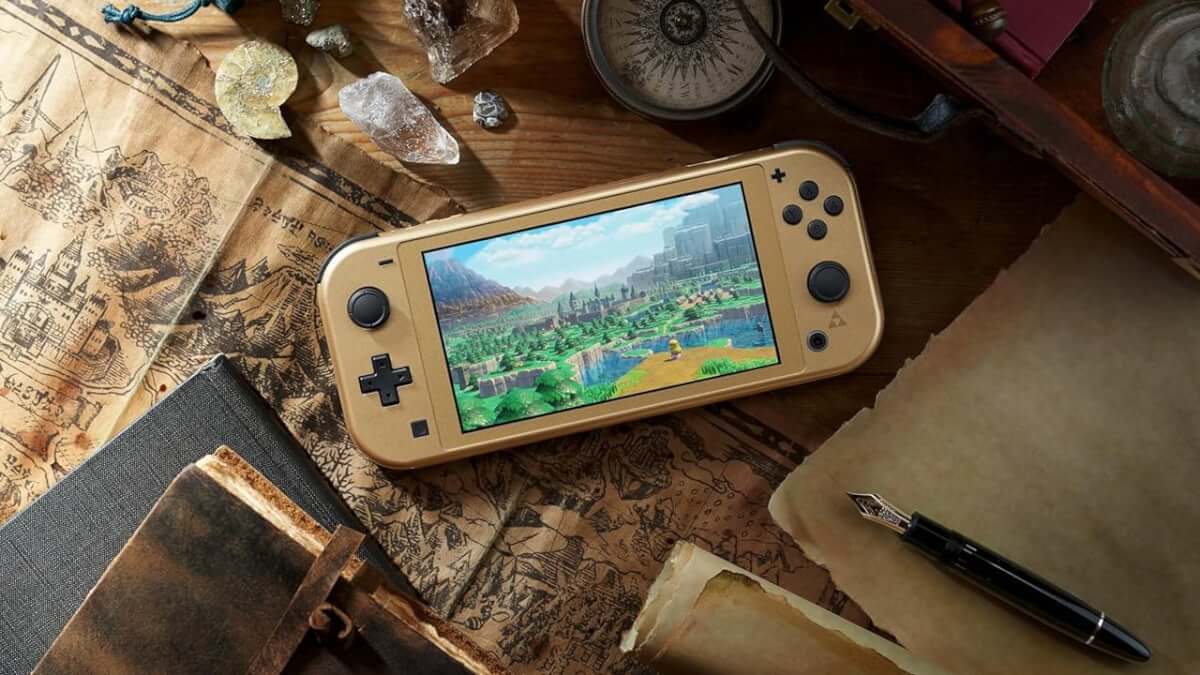 Nintendo Switch Lite - Hyrule Edition - Retro Handhelds Nintendo Switch Lite - Hyrule Edition