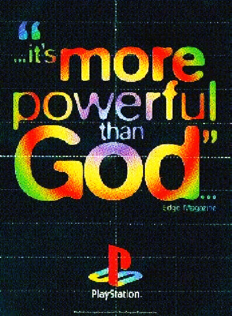 PSOne God Ad - Retro Handhelds PSOne God Ad