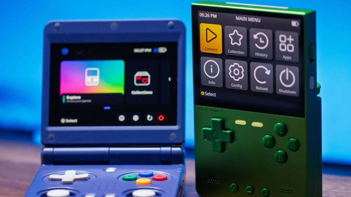 muOS on Anbernic RG34XXSP and TrimUI Brick Hammer - 2 - Retro Handhelds