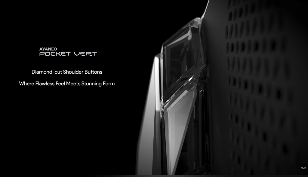 AYANEO-Pocket-Vert-Diamond-Cut-Shoulder-ButtonsPNG - Retro Handhelds