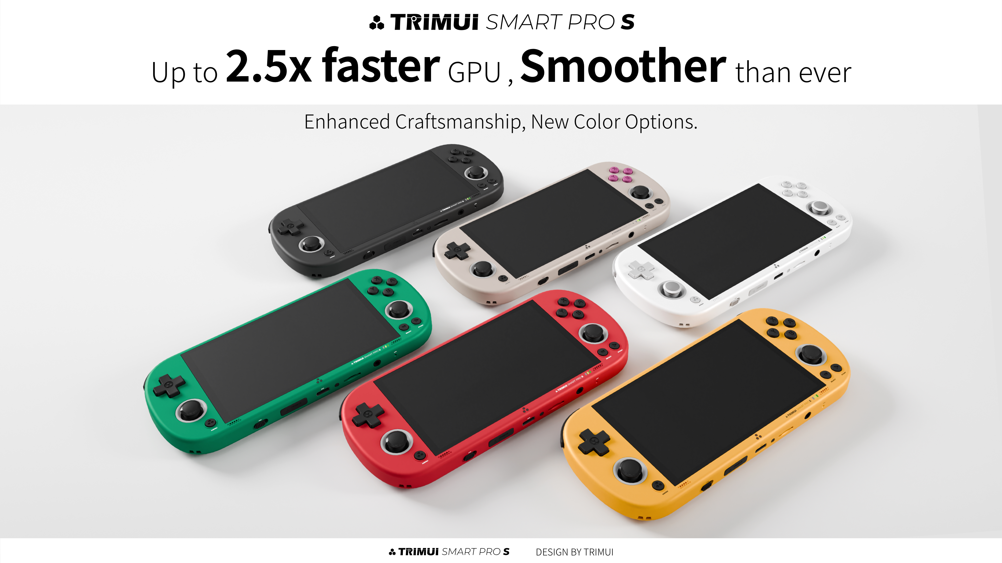 TrimUI Smart Pro S Color Options and GPU - Retro Handhelds TrimUI Smart Pro S Color Options and GPU