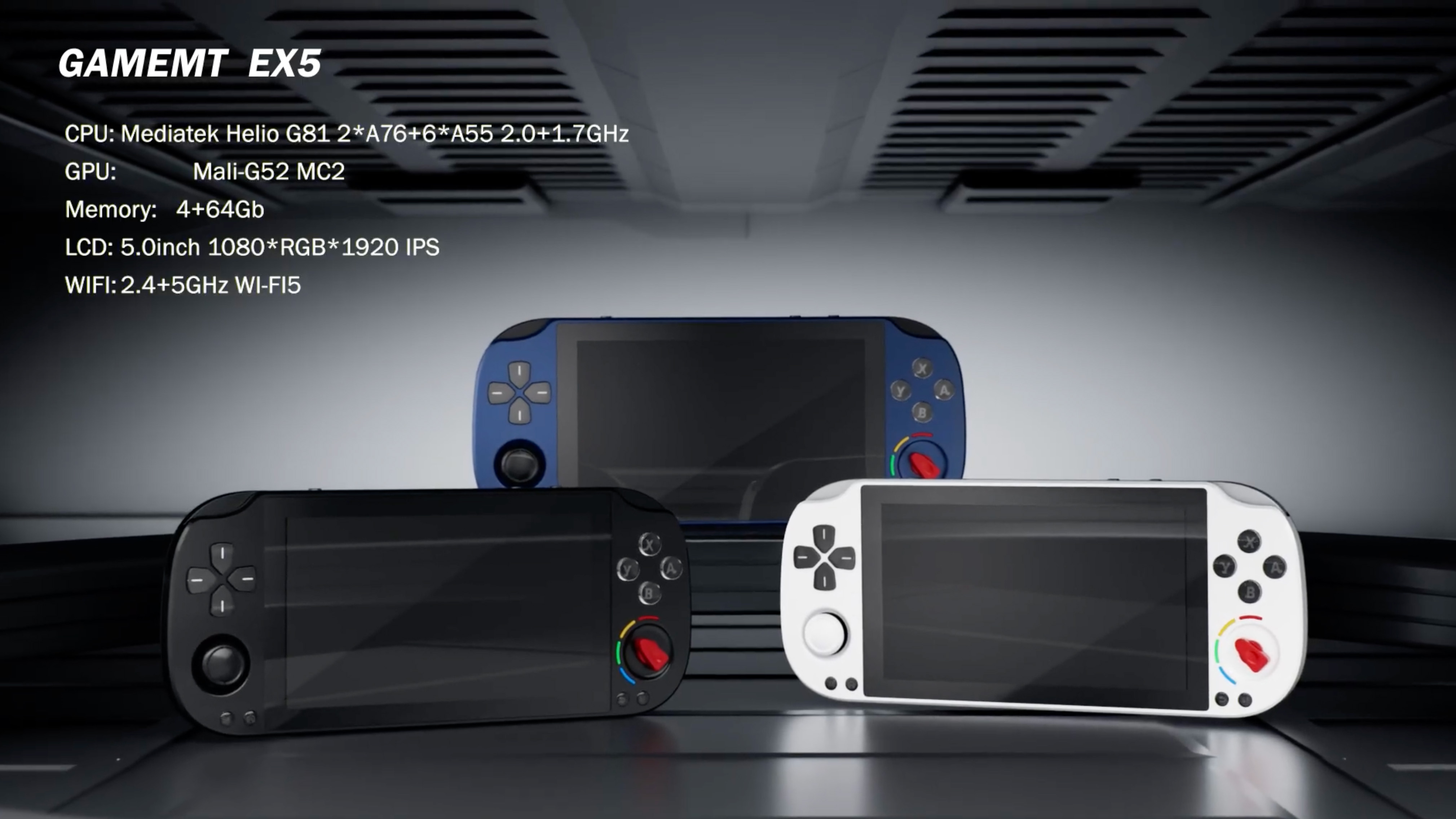 GameMT EX5 Color Options and Specs Overview - Retro Handhelds GameMT EX5 Color Options and Specs Overview