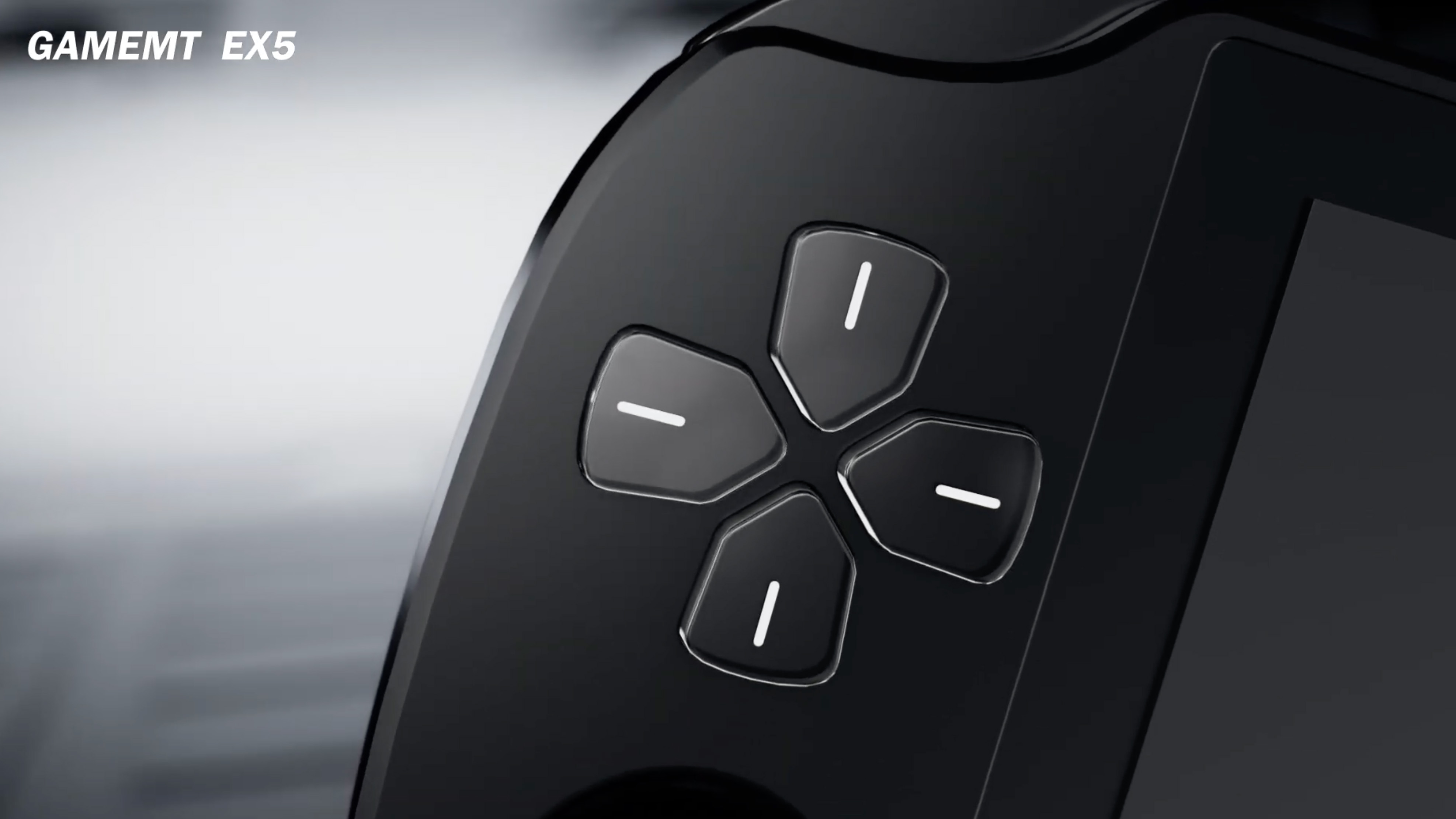 GameMT EX5 D-pad close-up render - Retro Handhelds GameMT EX5 D-pad close-up render