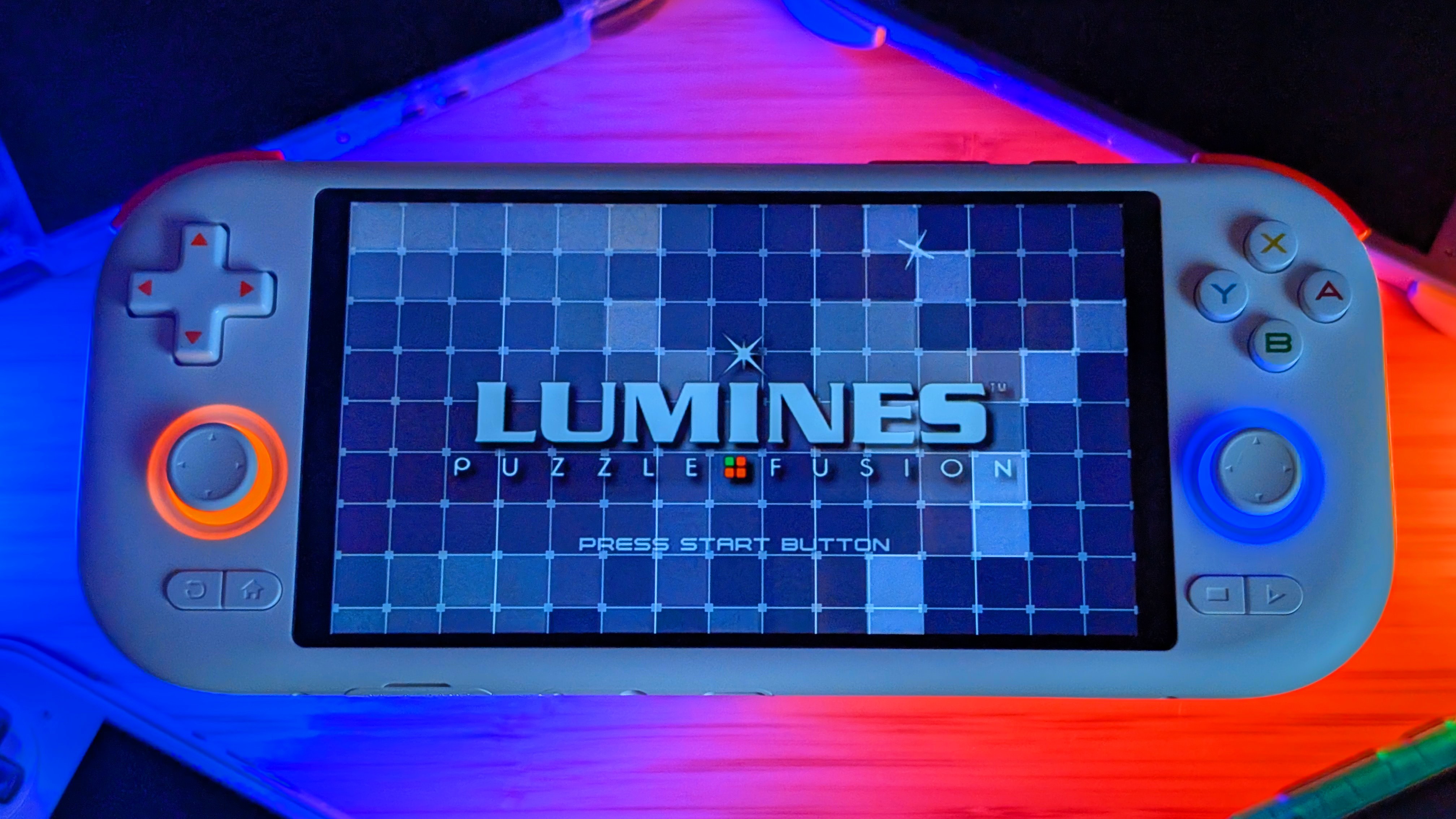 Lumines on MANGMI Air X - Retro Handhelds Lumines on MANGMI Air X