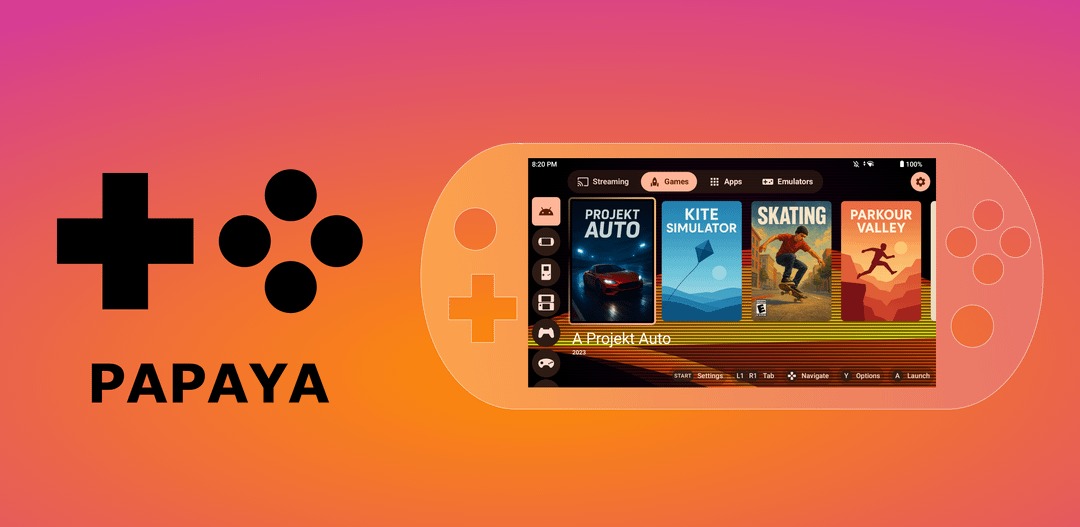 Papaya Games Launcher for Android Banner