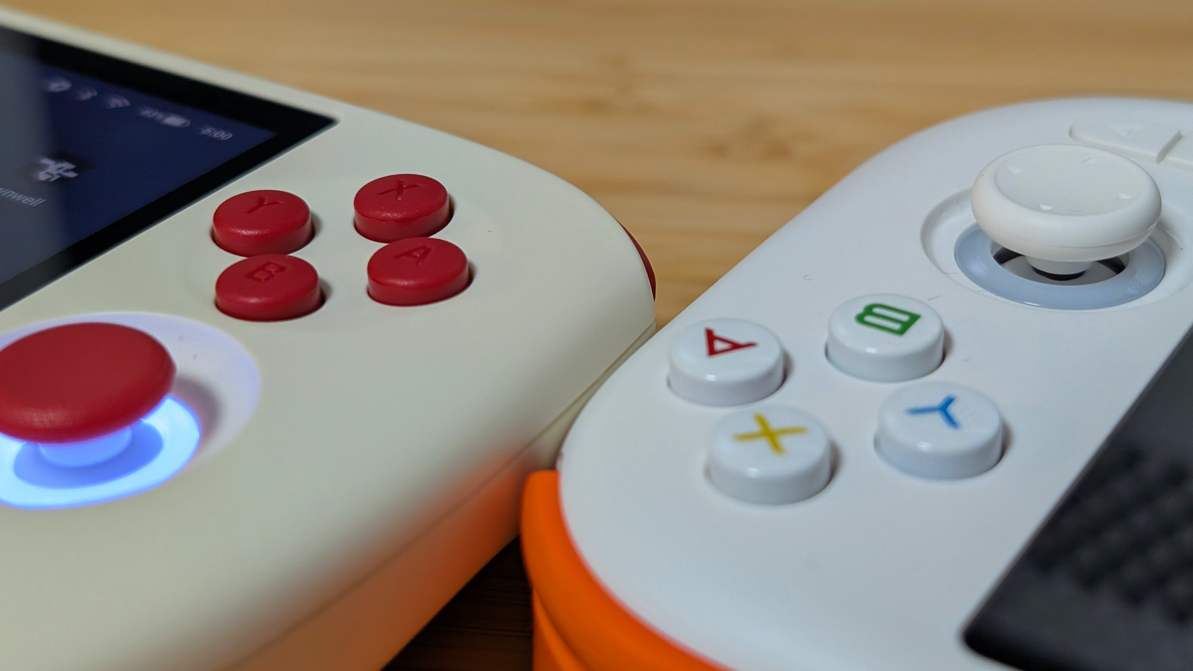 AYANEO Pocket Air Mini buttons vs MANGMI Air X